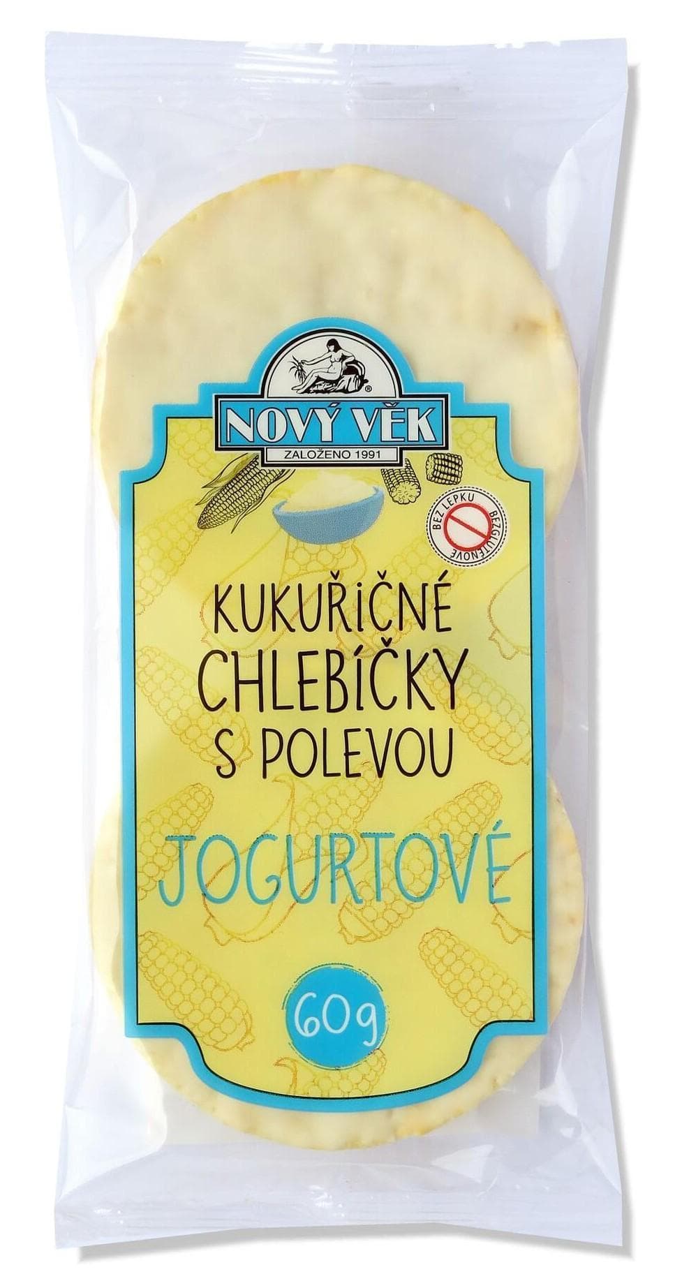 Nový věk Kukuřičné chlebíčky jogurtové 60 g