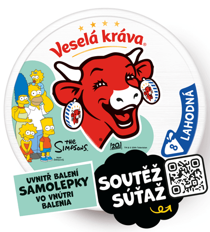 Veselá kráva Lahodná Tavený sýr