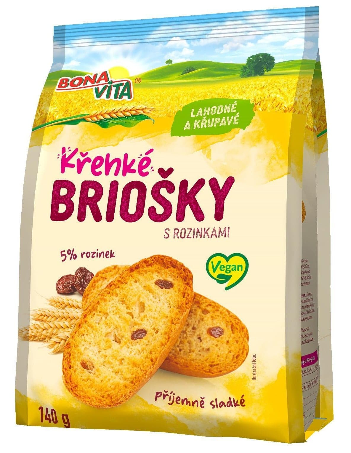 Bonavita Křehké briošky s rozinkami