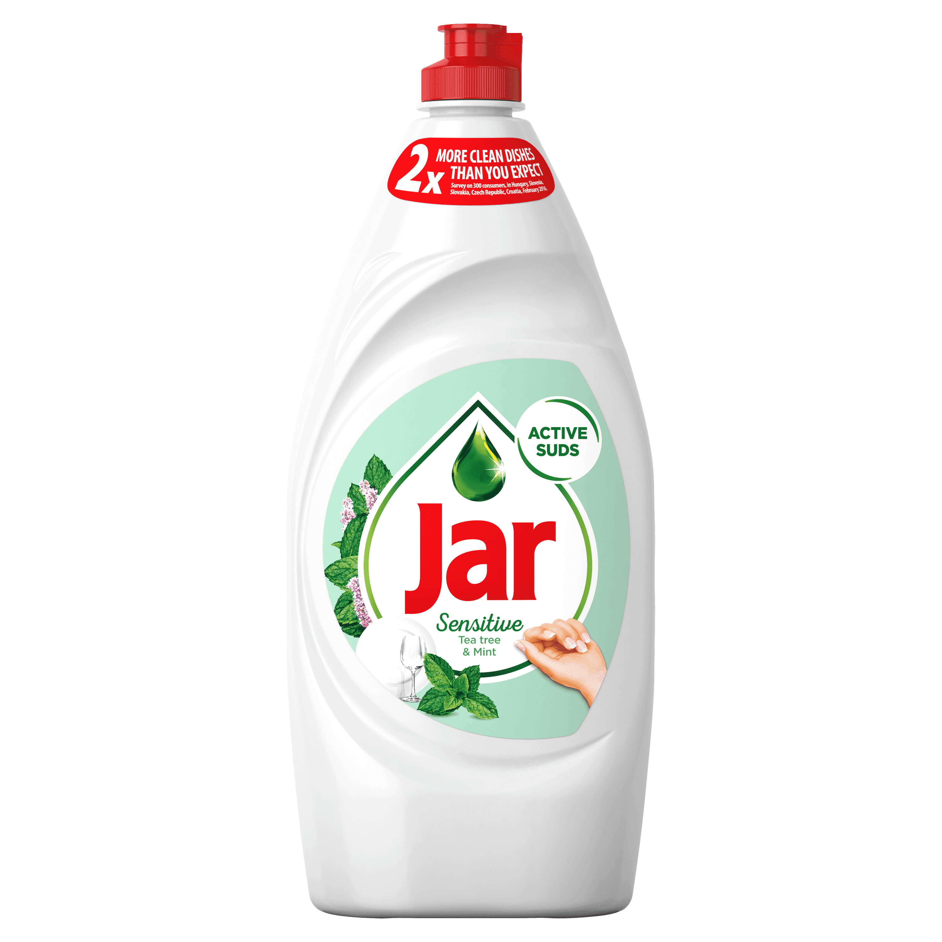 Jar Sensitive Teatree & mint Prostředek na ruční mytí nádobí