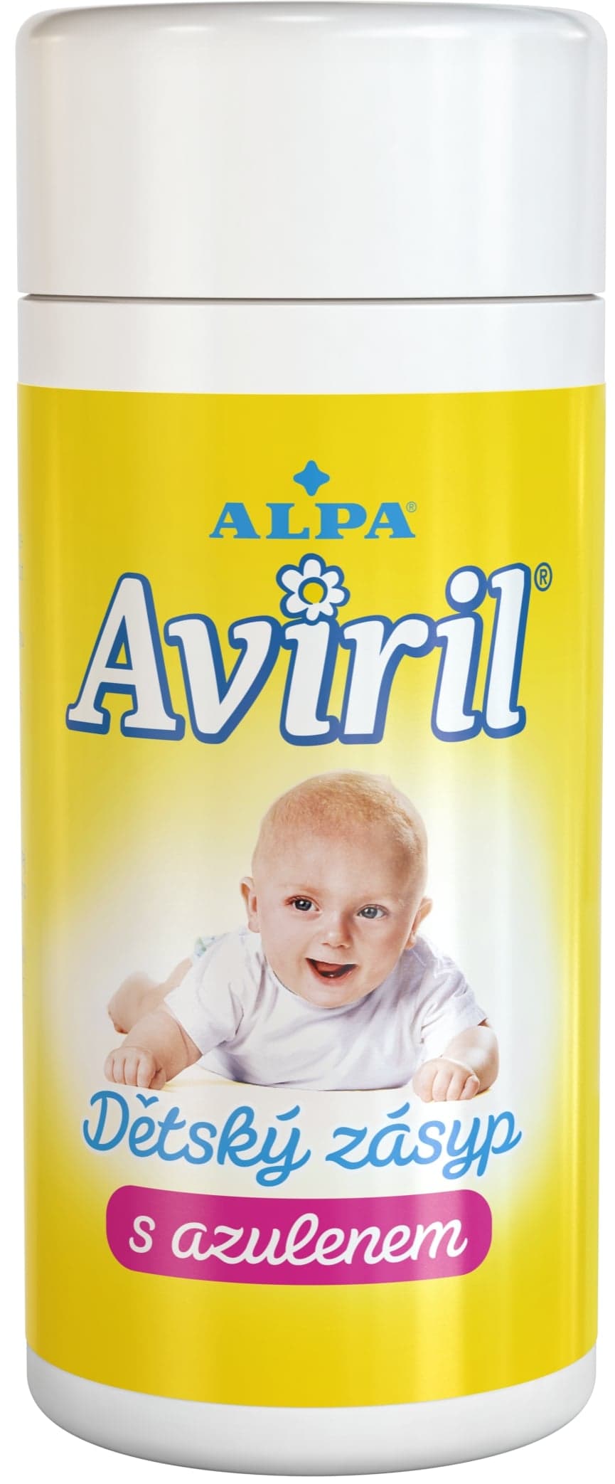 Aviril dětský zásyp s azulenem sypačka 100g