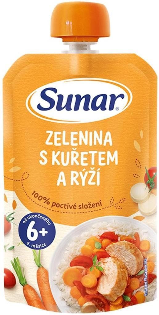 Sunar Kapsička zelenina s kuřetem a rýži