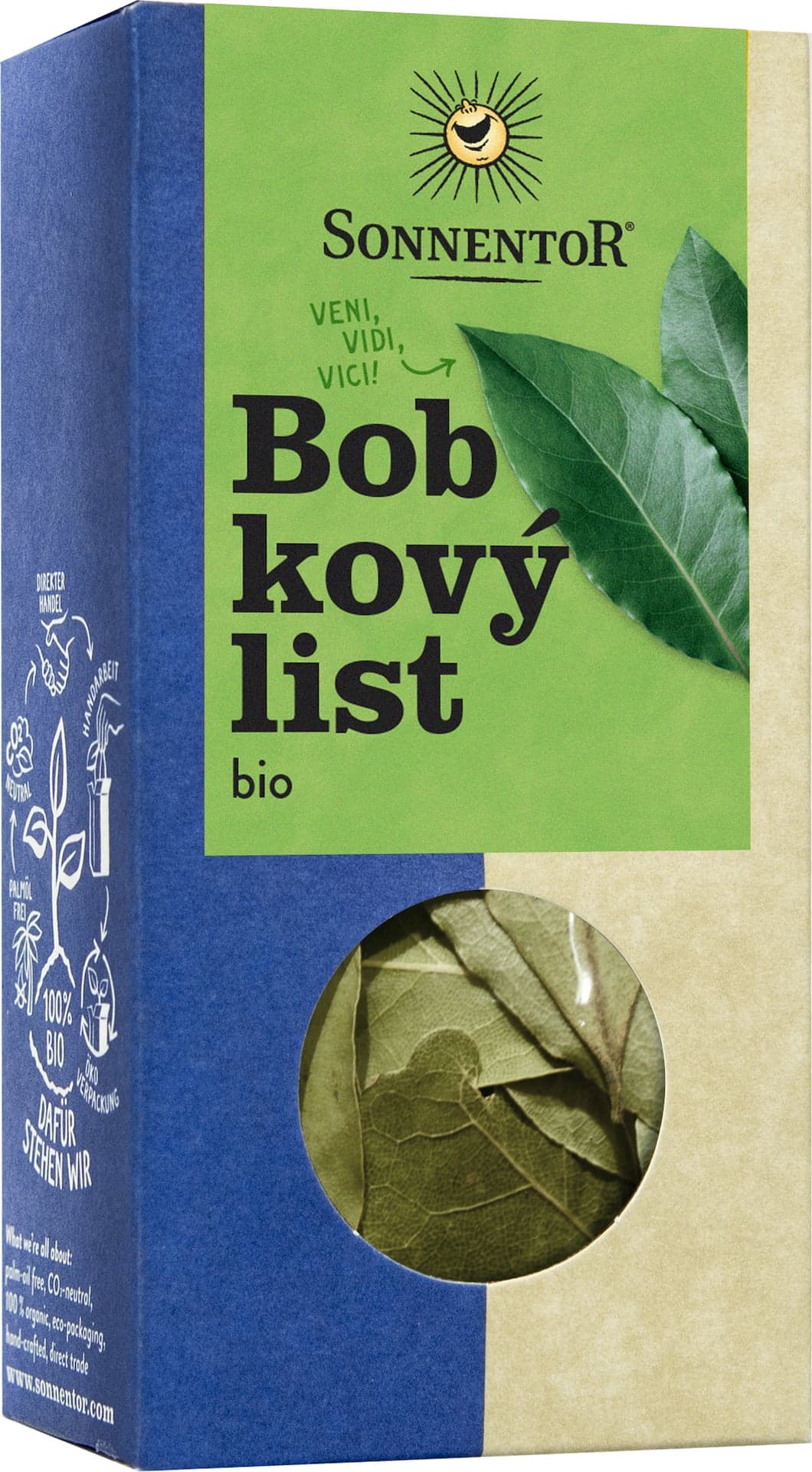 Sonnentor BIO Bobkový list celý
