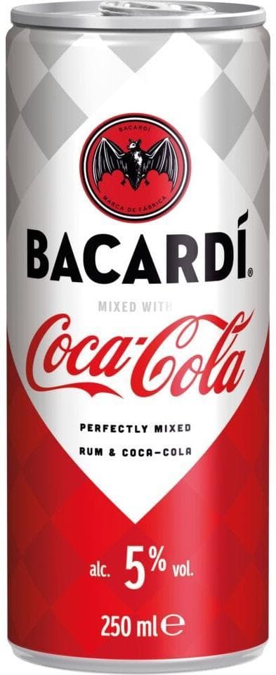 Bacardi Rum a Coca-Cola 5% obj.