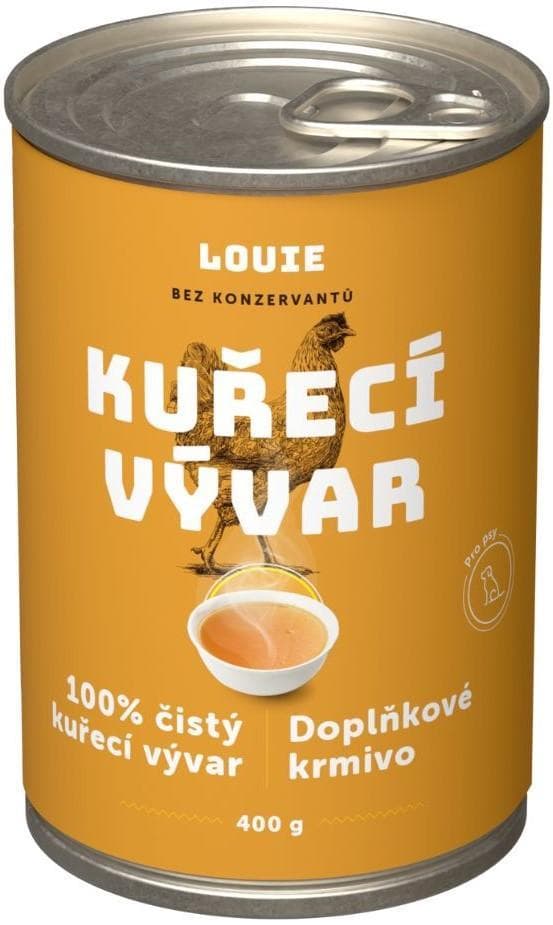 Louie Doplňkové krmivo kuřecí vývar pro psy