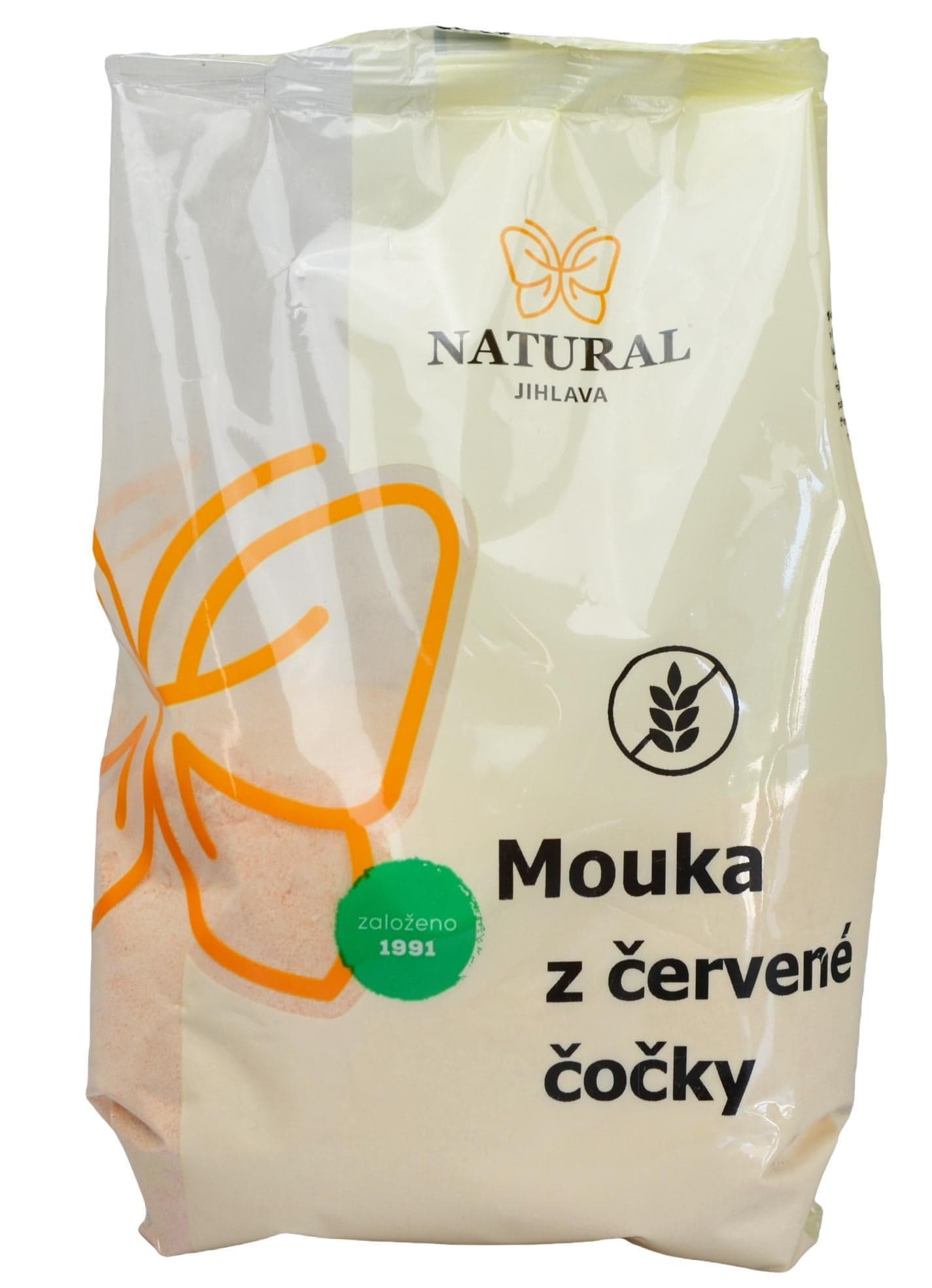 Natural Jihlava Mouka z červené čočky bez lepku