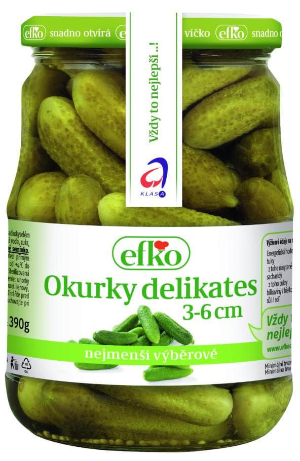 Efko Okurky delikates 3-6 cm 390 g