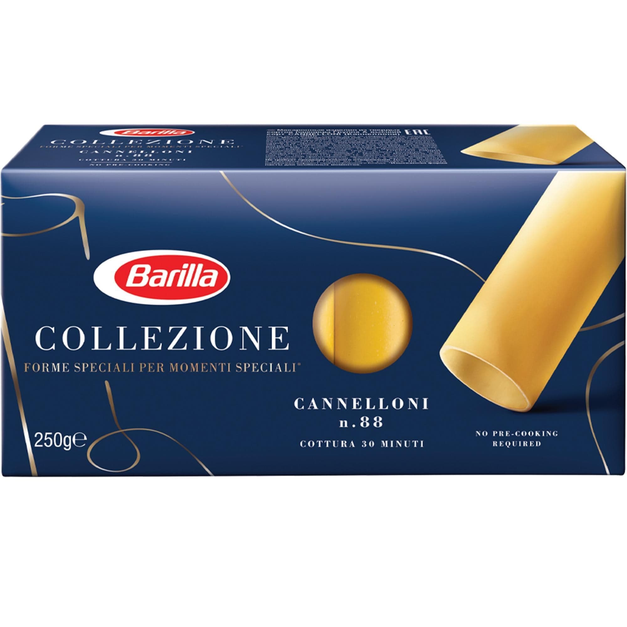 Barilla pasta Cannelloni semola Collezione 250 g