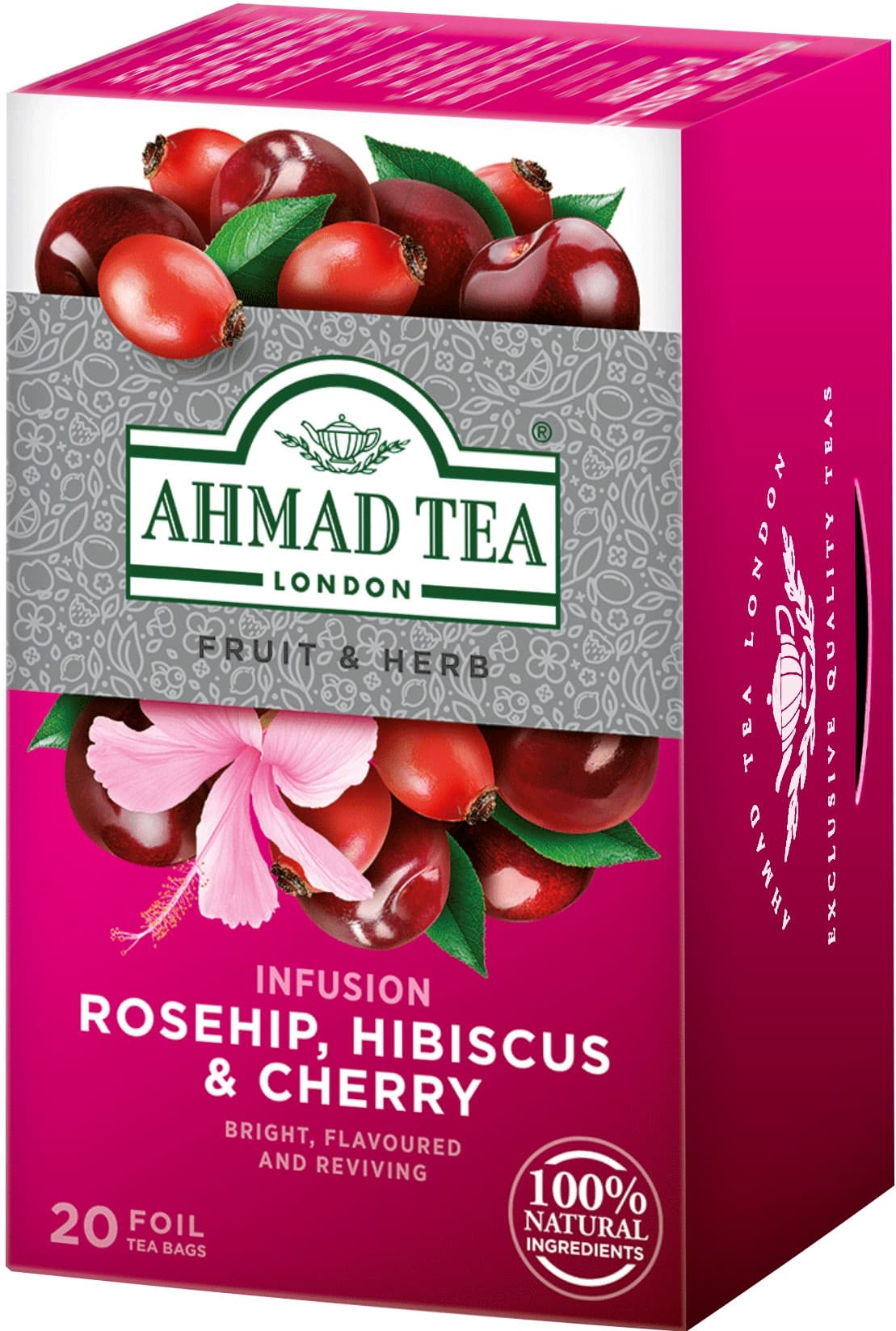 Ahmad Tea Revitalise Šípek, ibišek a třešeň (20x2g)