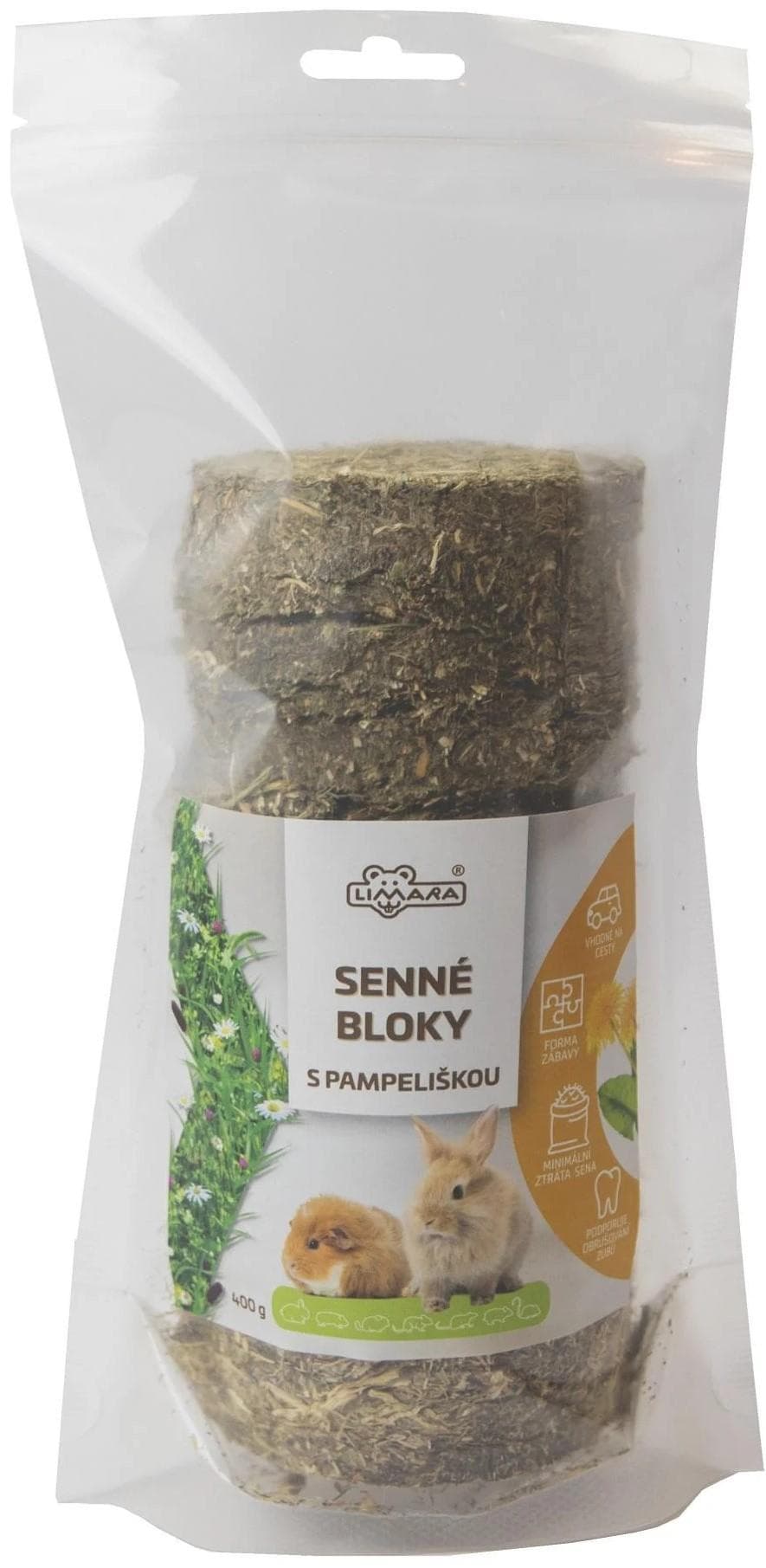 Limara Senné bloky s pampeliškou pro drobné savce 400 g
