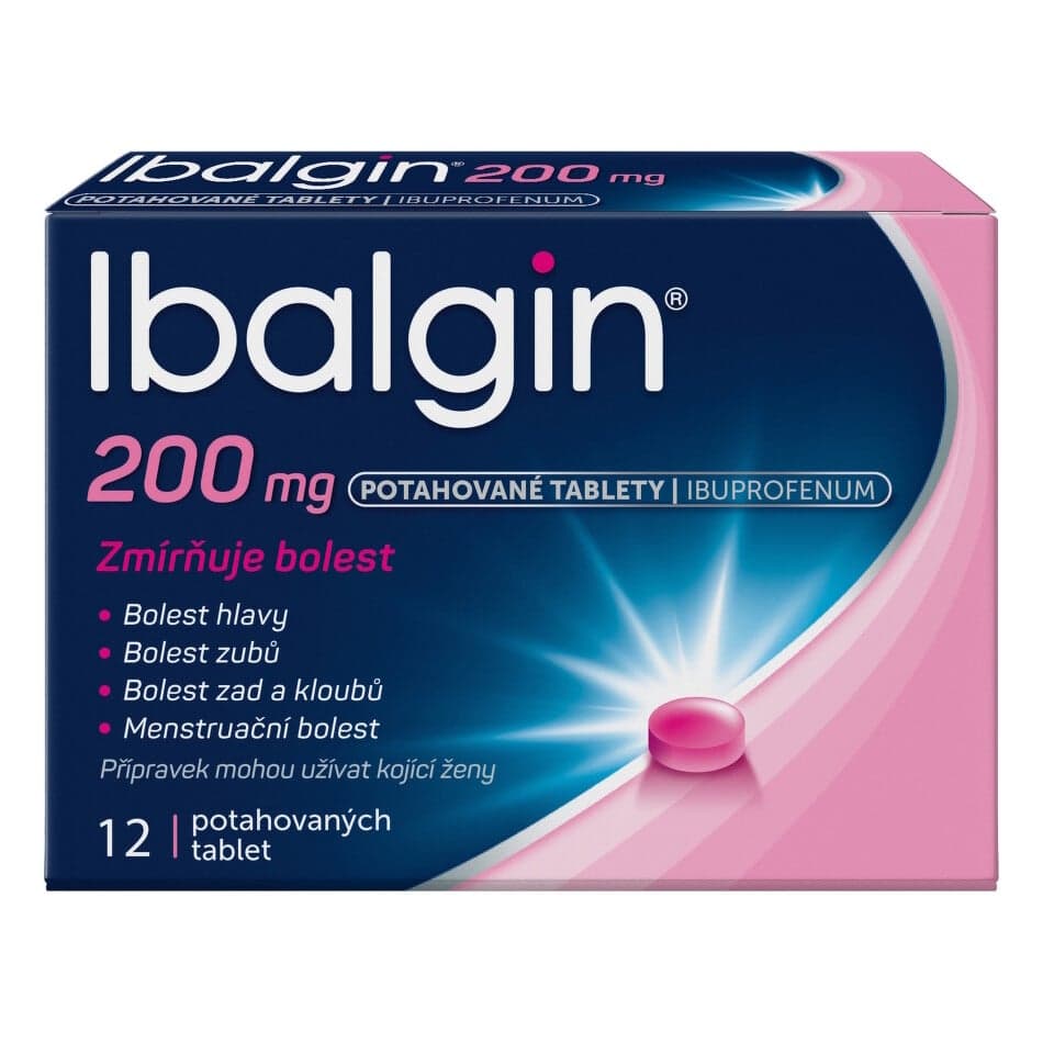 IBALGIN 200MG Potahovaná tableta 12