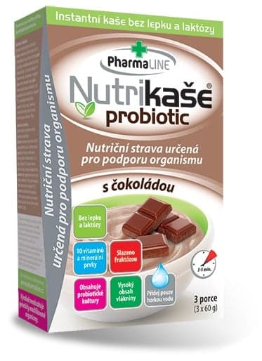 Nutrikaše probiotic s čokoládou 3x60g 180 g