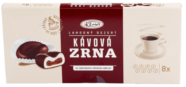 Klasa Kávová zrna se smetanovo-kávovou náplní