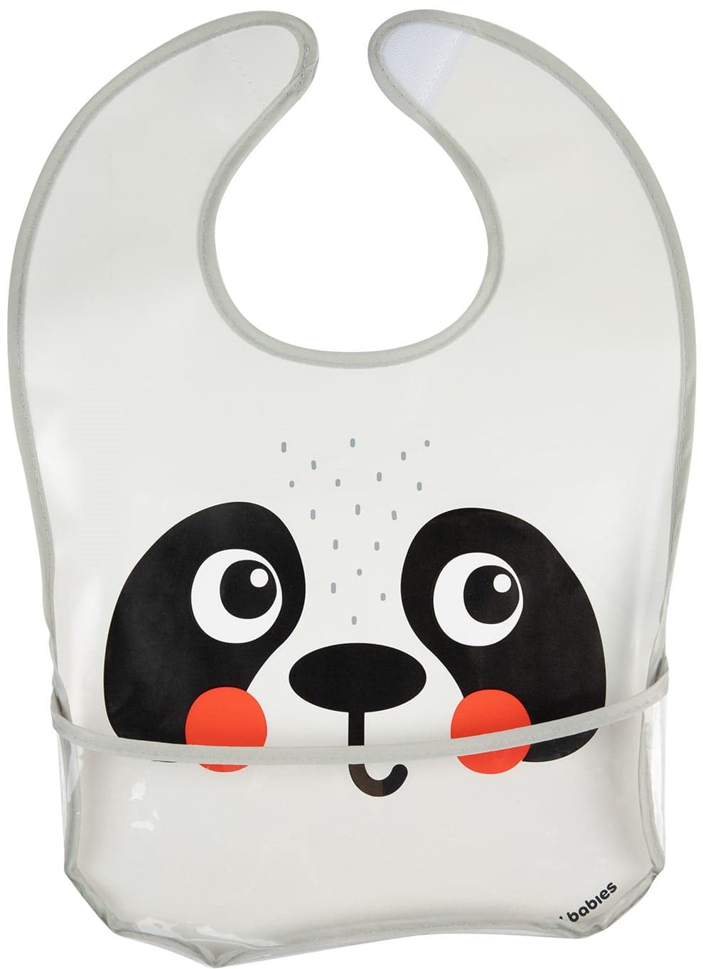 Canpol babies BabiesBoo bryndák plastový s kapsou panda