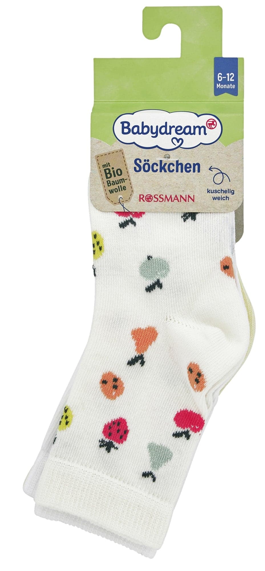 Babydream Ponožky 6–12 měsíců 3 ks