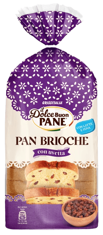 il Buon Pane Filone Toustový chléb brioškový s rozinkami