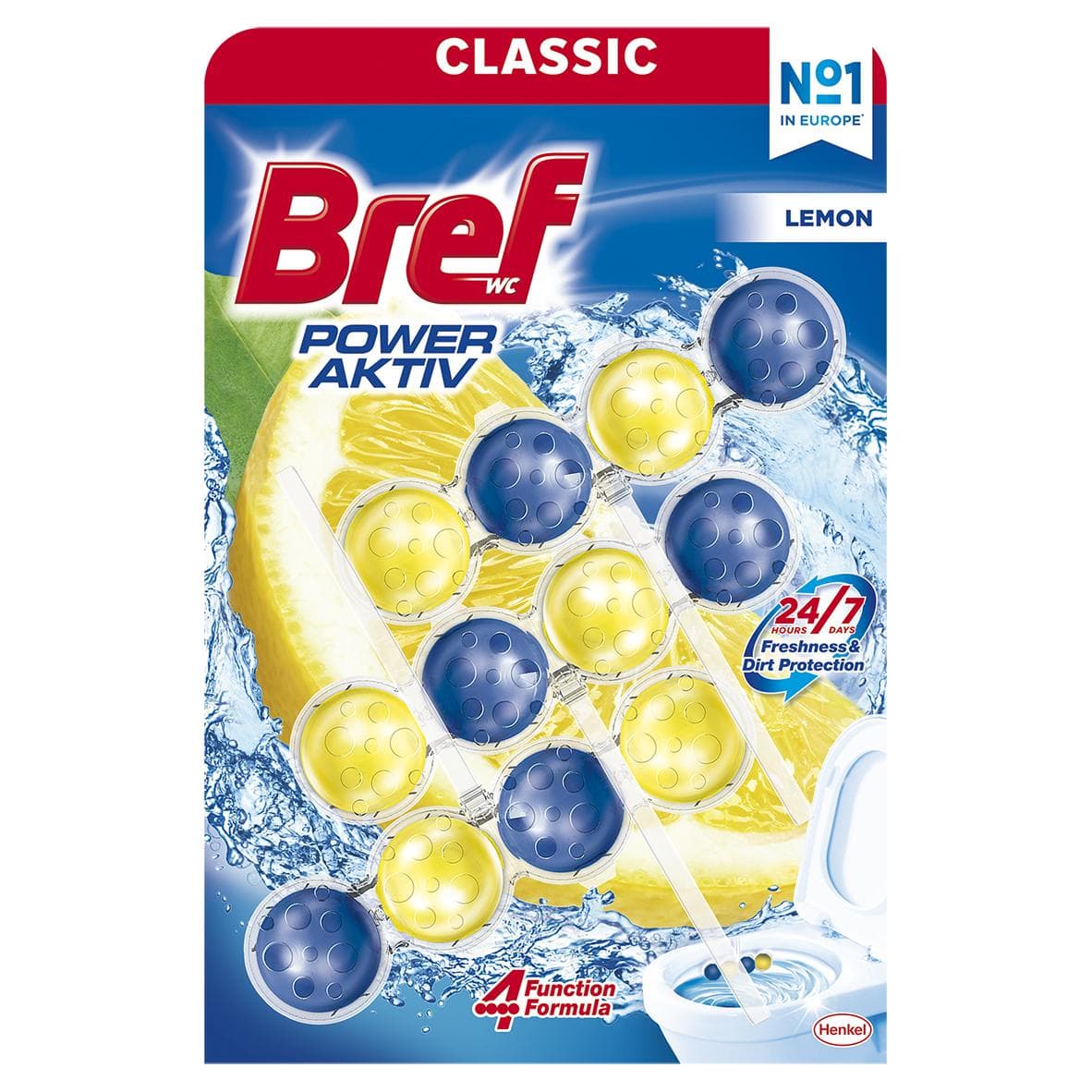 Bref Power Aktiv Lemon WC blok