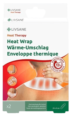 LIVSANE Hřejivý zábal 29x9cm 2ks