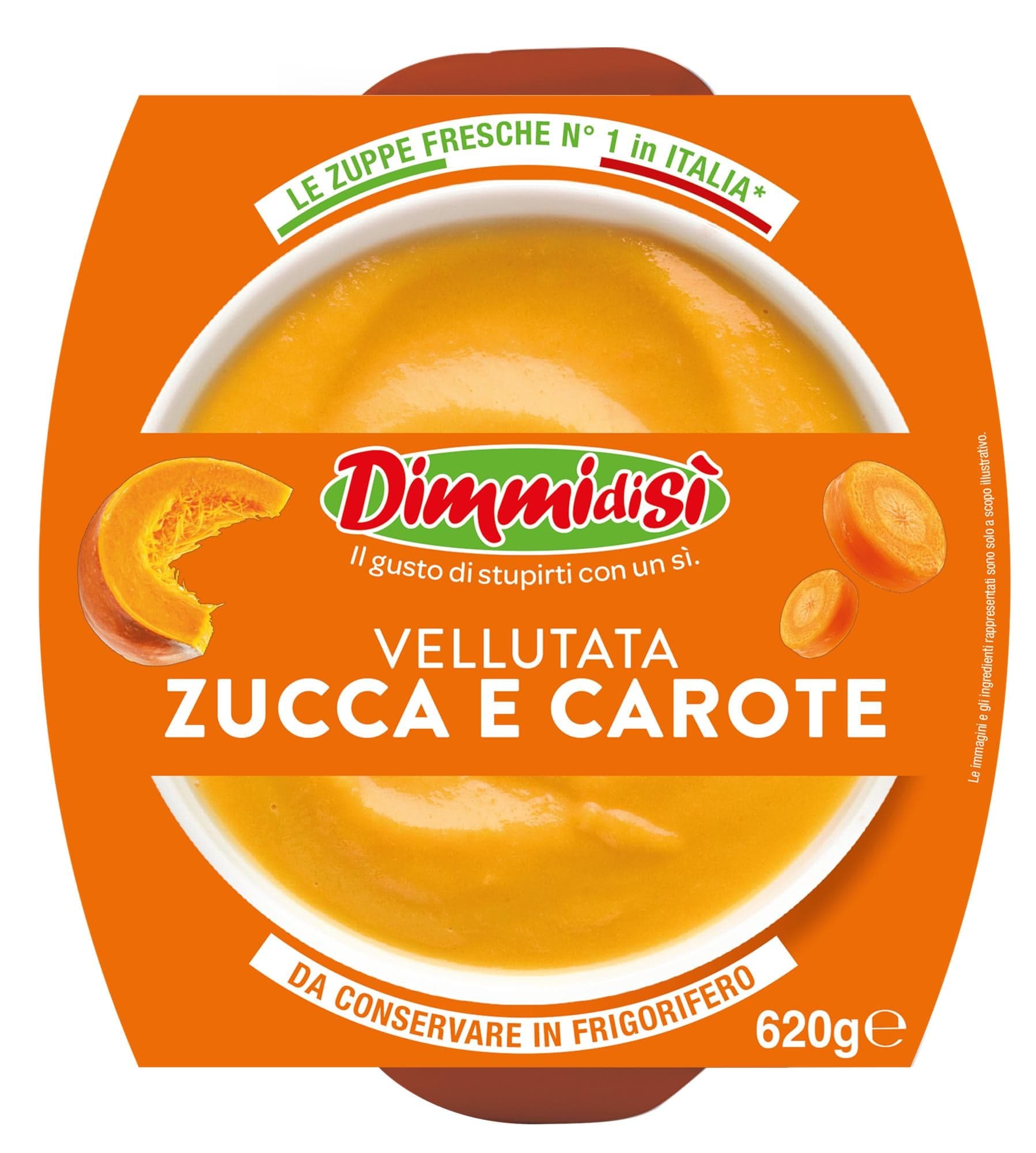 DimmidiSì Krémová polévka s dýní a mrkví (2 porce)