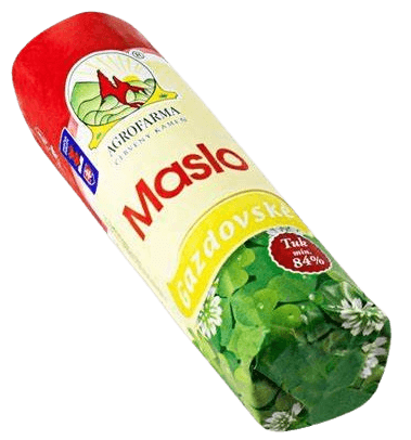Agrofarma Máslo gazdovské 84% 250 g