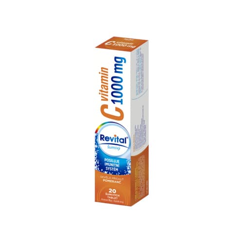 Revital C vitamin 1000mg Pomeranč tbl.eff.20 20 ks
