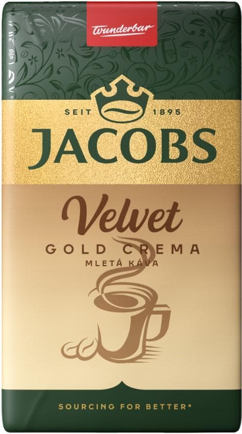 Jacobs Velvet Gold Crema mletá káva