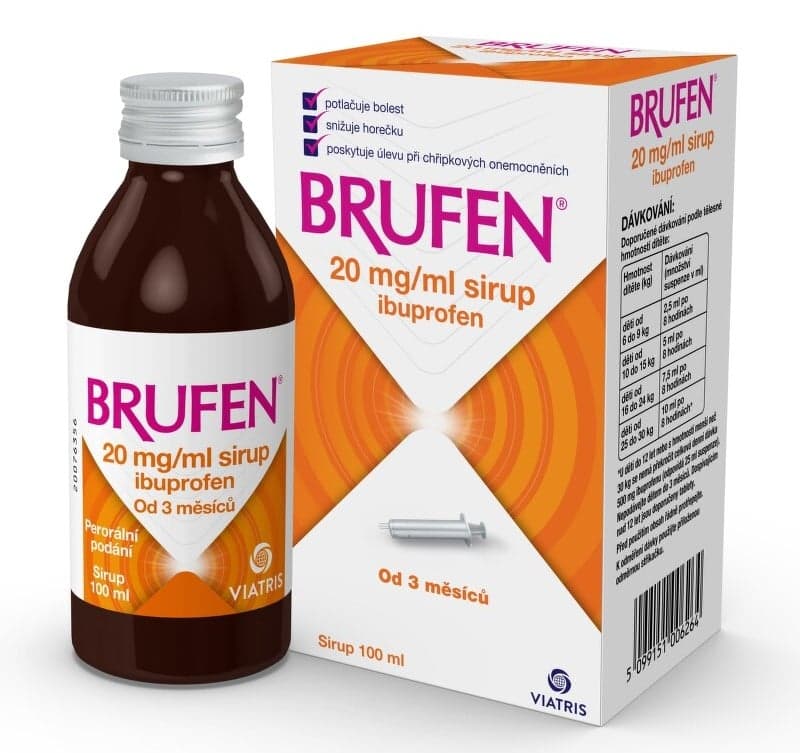BRUFEN 20MG/ML sirup 1X100ML 1 ks