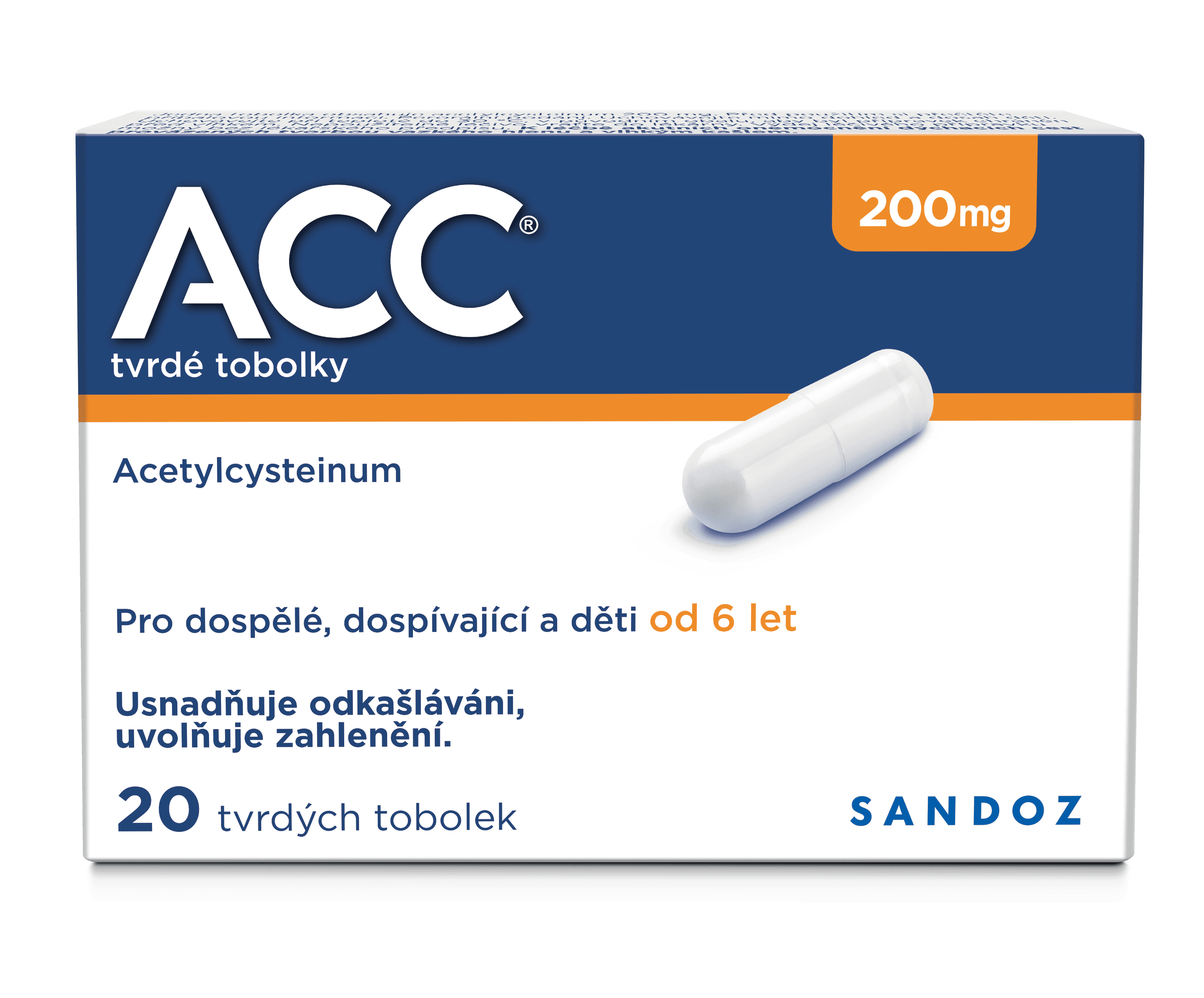 ACC 200MG Tvrdá tobolka 20