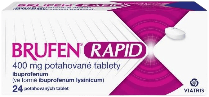 BRUFEN RAPID 400MG Potahovaná tableta 24