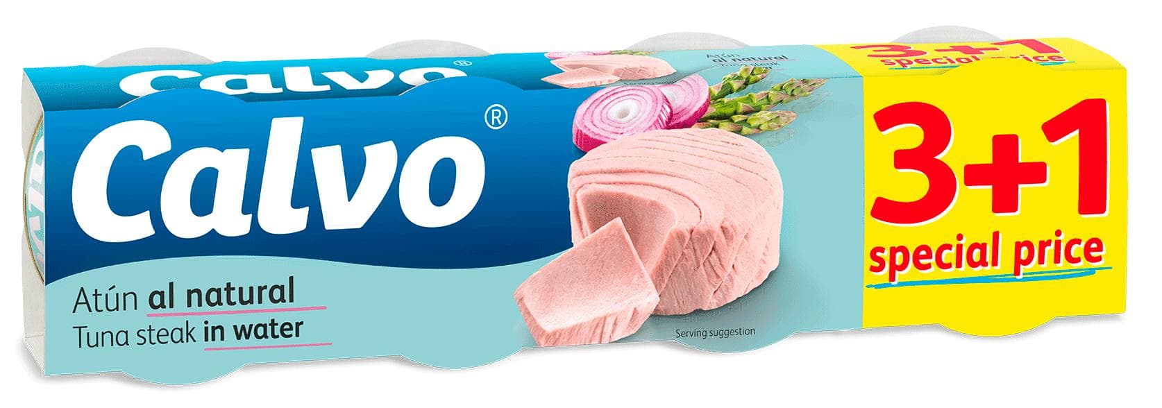Calvo Tuňák ve vlastní šťávě 3+1