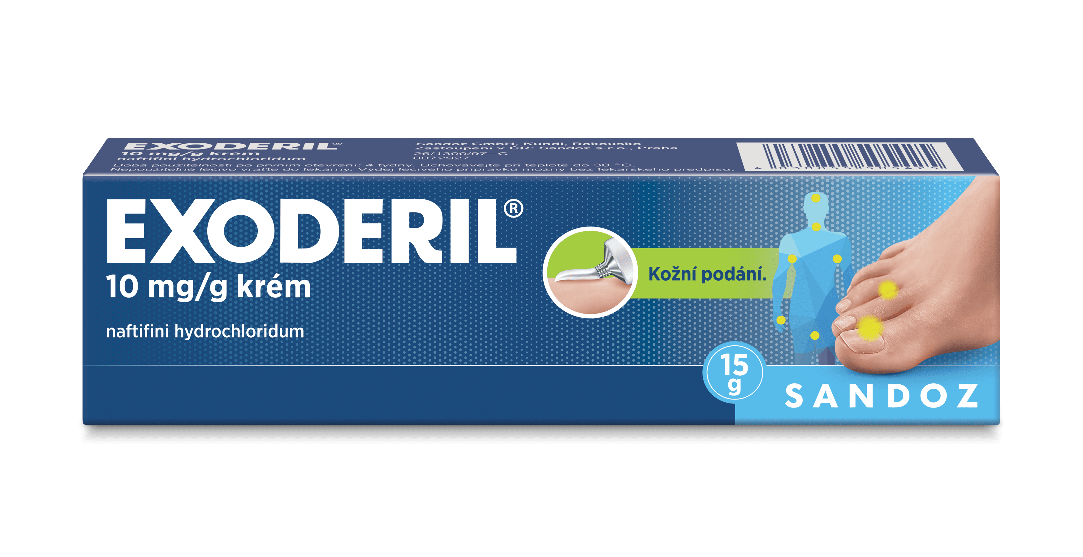 EXODERIL 10MG/G krém 15G