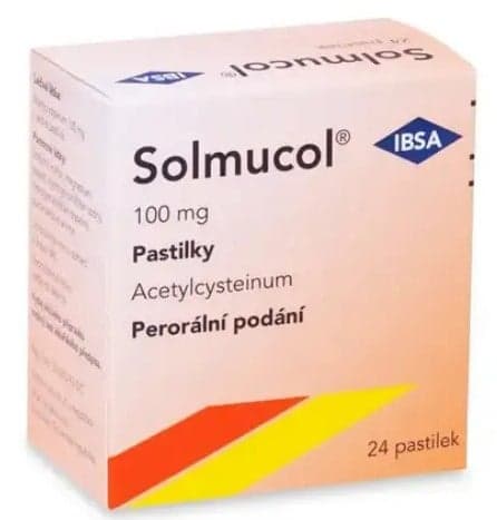SOLMUCOL 100MG pastilka 24