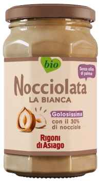 Nocciolata BIO Bianca lískooříšková pomazánka bílá