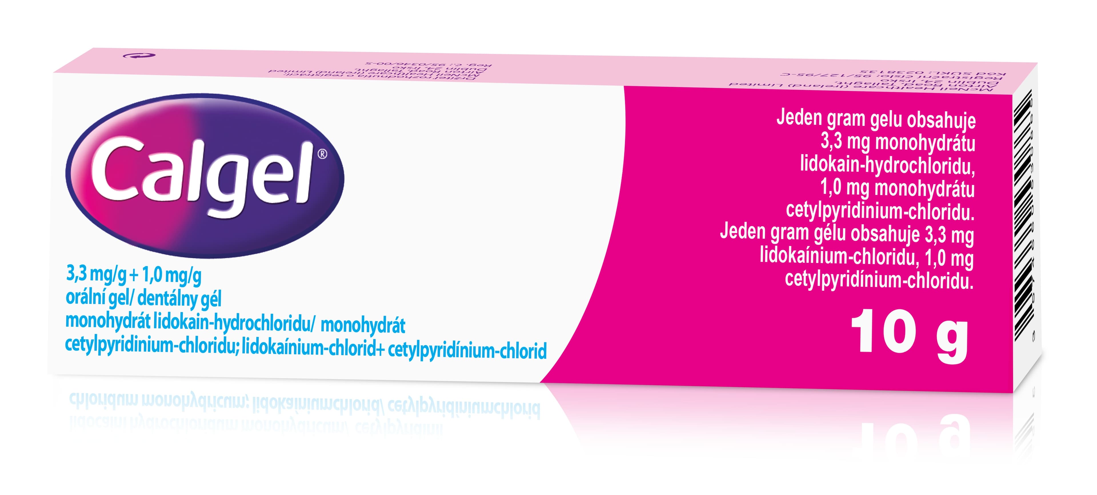CALGEL 3,3MG/G+1MG/G Orální gel 1X10G 1 ks