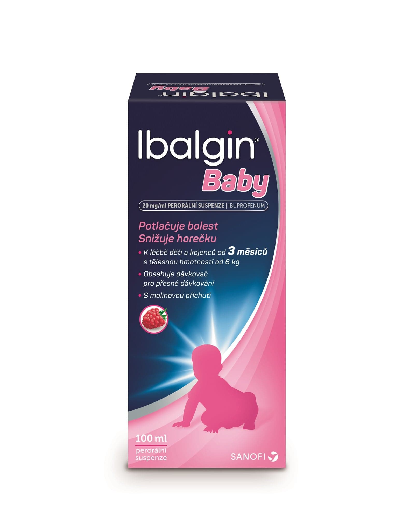 IBALGIN BABY 20MG/ML Perorální suspenze 100ML