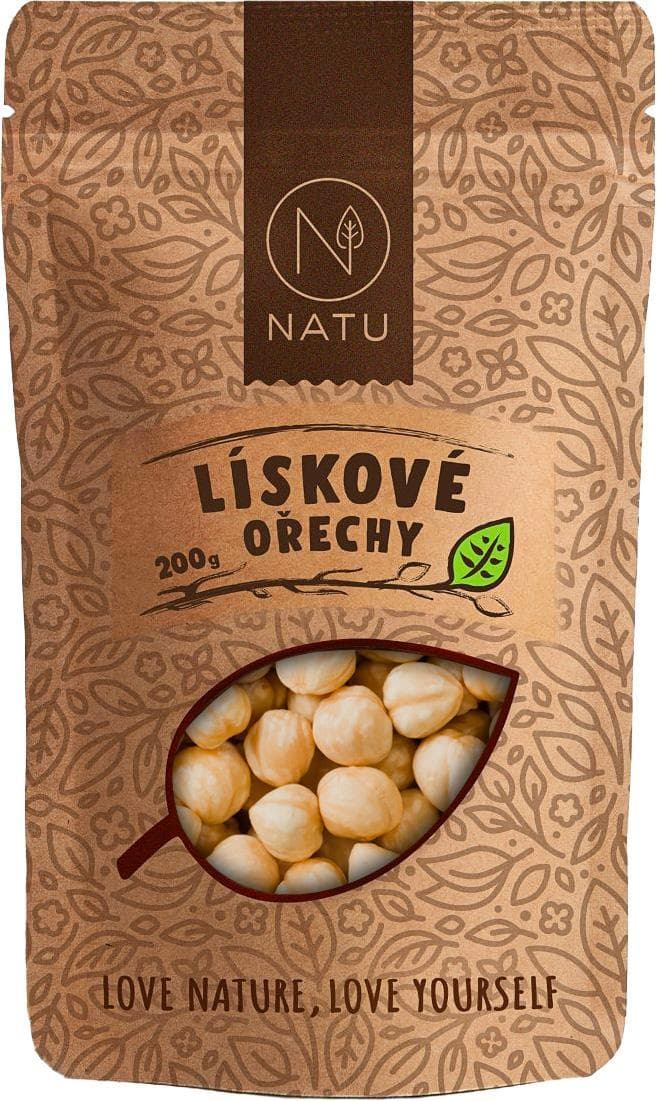 Natu Lískové ořechy pražené loupané