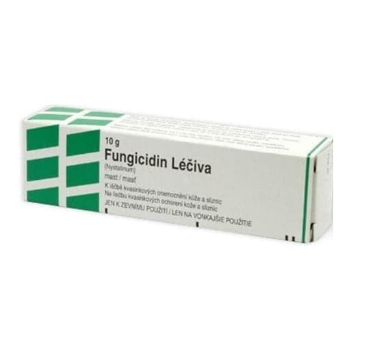 FUNGICIDIN LÉČIVA 100000IU/G mast 10G