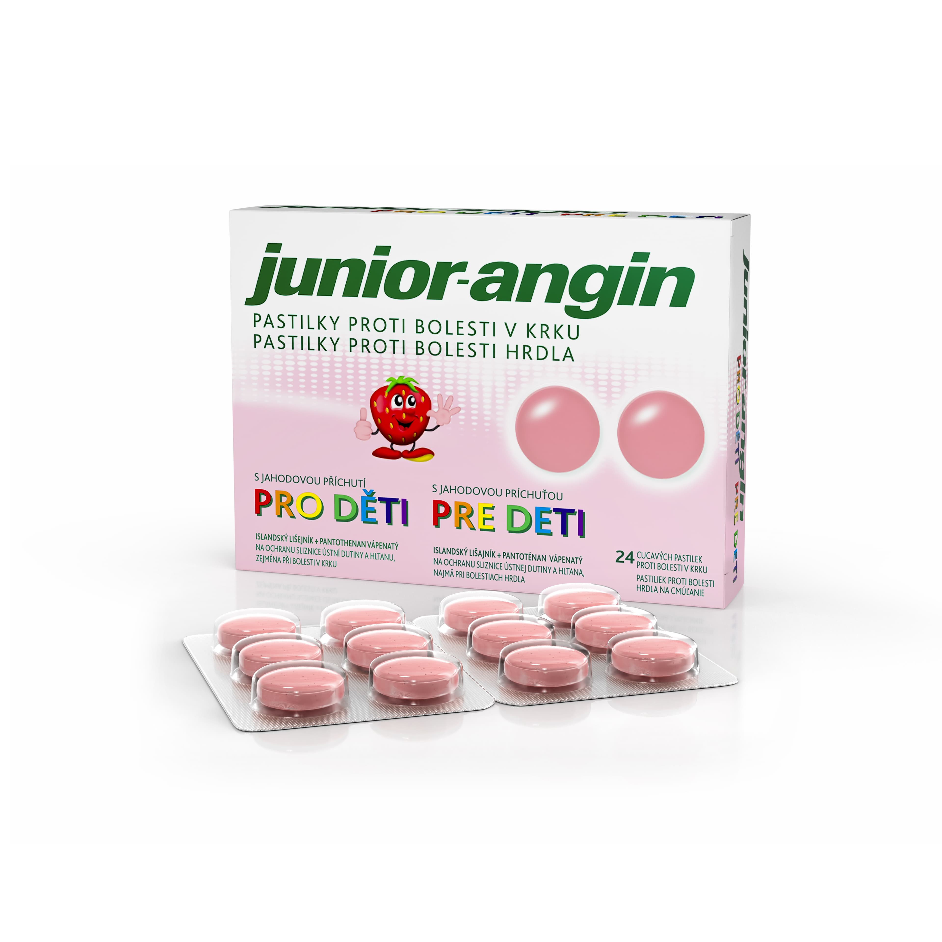 Junior-angin pastilky pro děti 24ks 1 ks