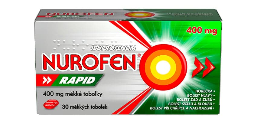 NUROFEN RAPID 400MG Měkká tobolka 30