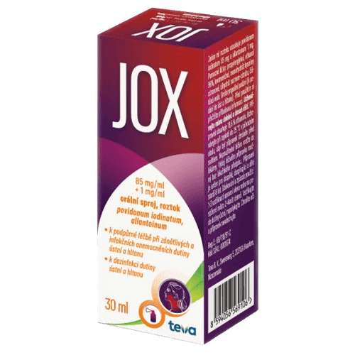 JOX 85MG/ML+1MG/ML Orální sprej, roztok 1X30ML 1 ks