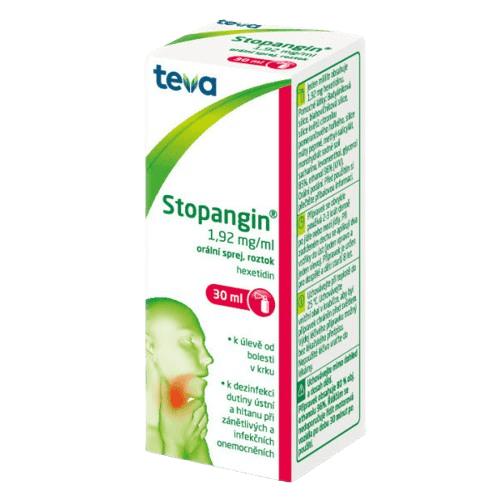 STOPANGIN 1,92MG/ML Orální sprej, roztok 1X30ML