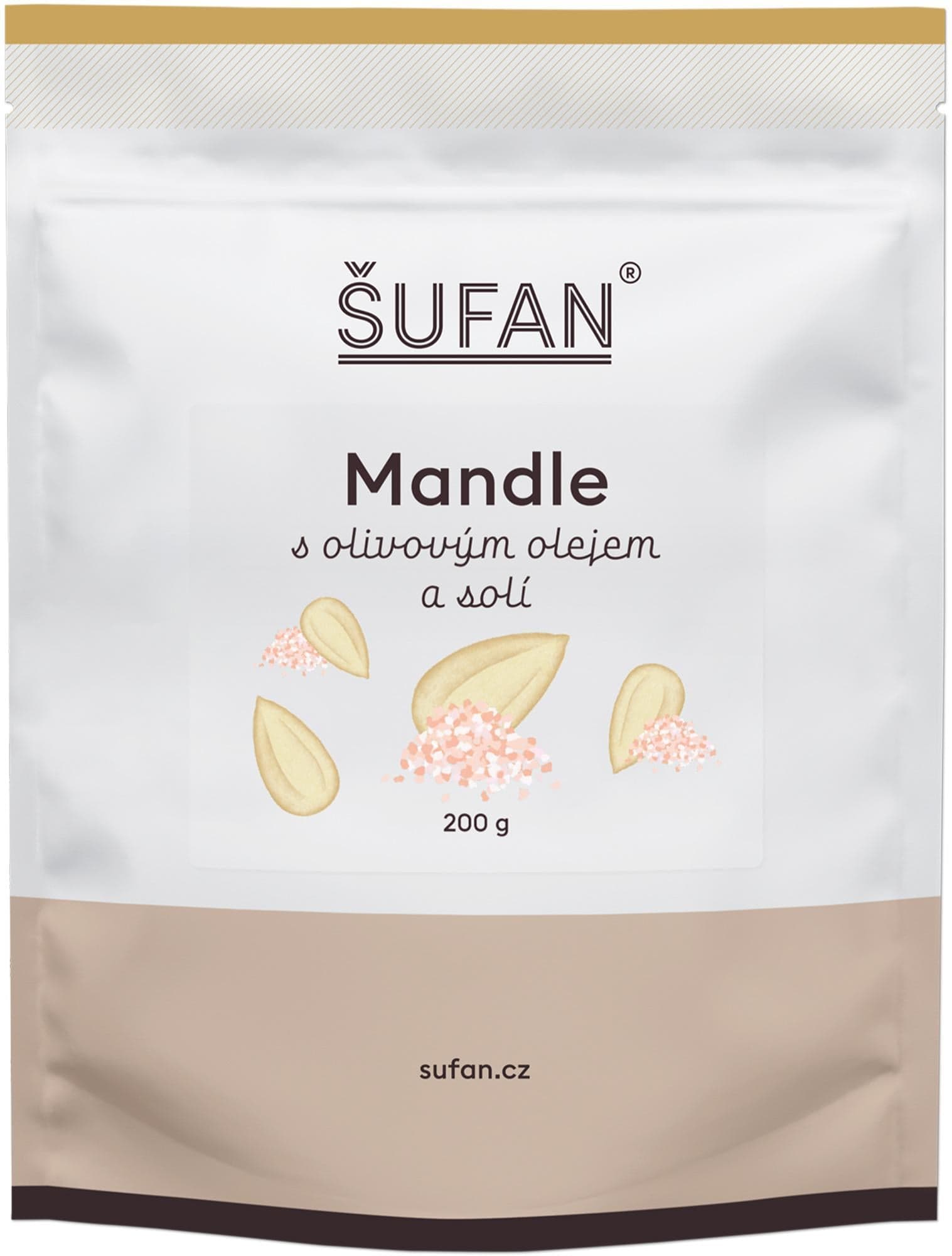 Šufan Mandle s olivovým olejem a solí