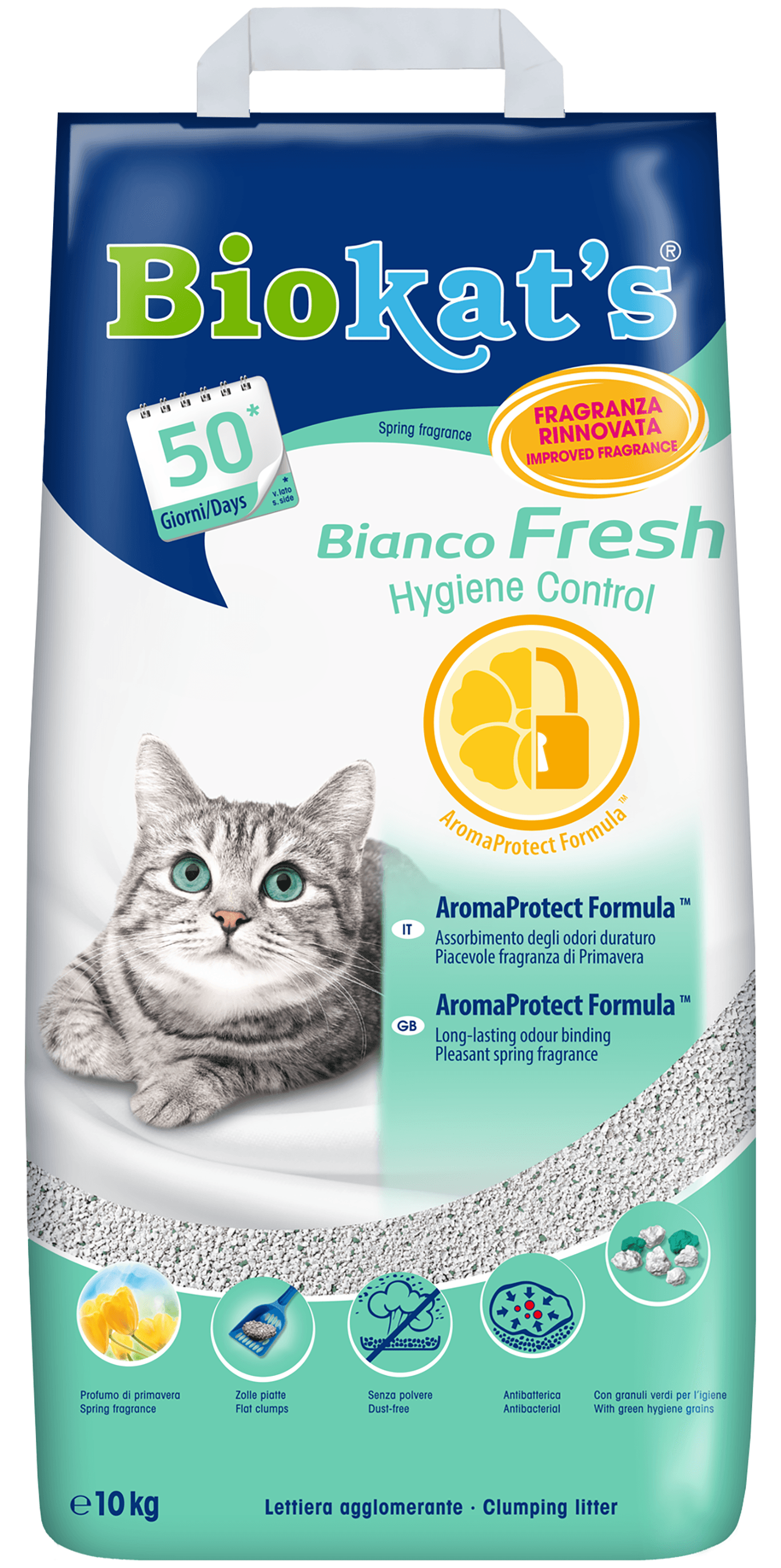 Biokat´s EKO Podestýlka bianco fresh control – přírodní