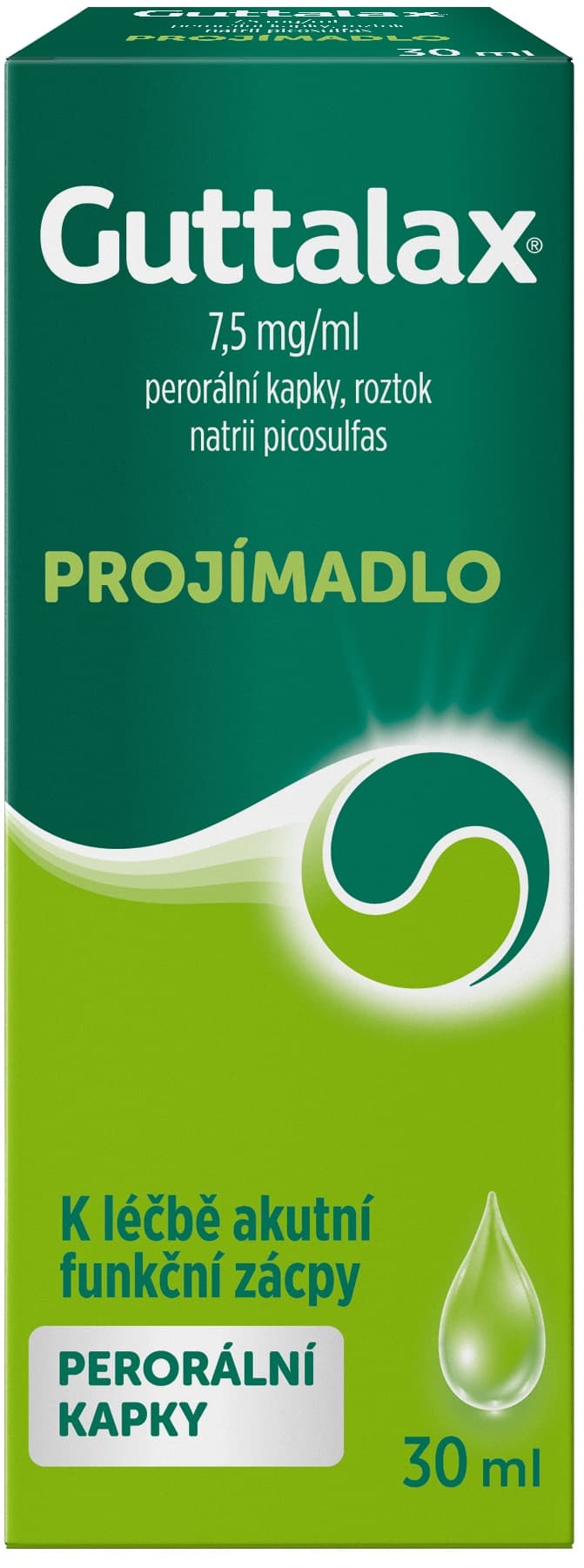 GUTTALAX 7,5MG/ML Perorální kapky, roztok 1X30ML