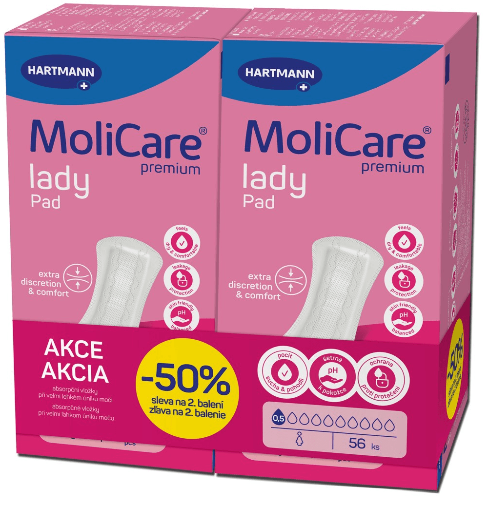 MoliCare Lady Pad ink.vložky 0.5kap.duopack 2x28ks