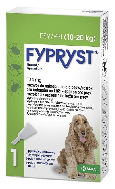 Fypryst 134mg spot-on pro psy 1x1.34ml