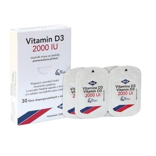 IBSA Vitamin D3 2000IU 30 filmů rozpustných ústech