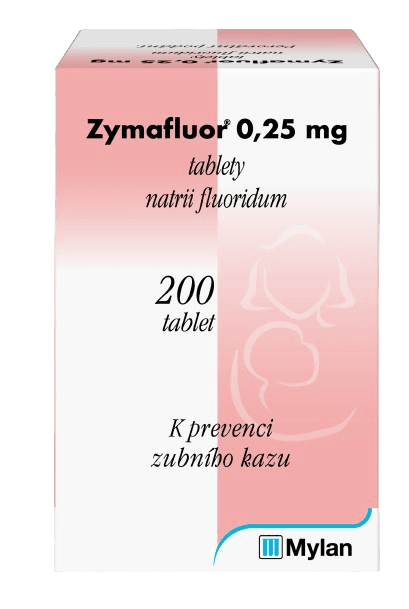 ZYMAFLUOR 0,25MG Tableta 200
