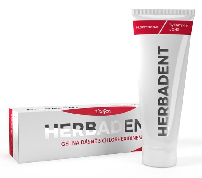 HERBADENT PROFES.bylin.gel na dásně s chlorhex.25g