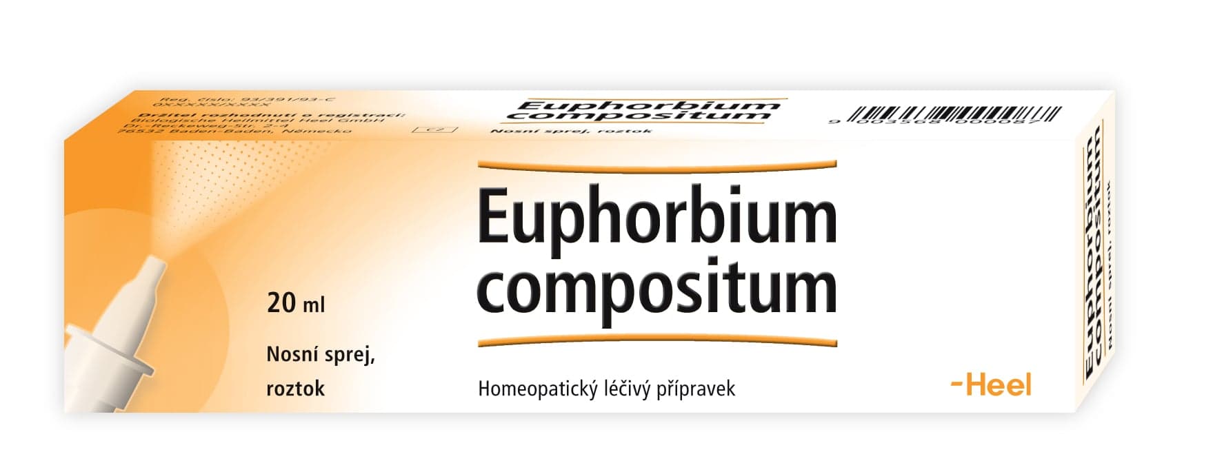 EUPHORBIUM COMPOSITUM HEEL Nosní sprej, roztok 20ML 1 ks